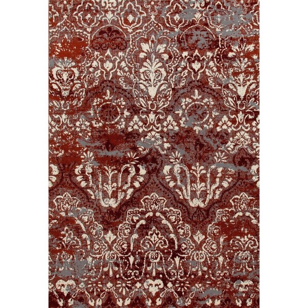 Standalone Bastille Collection Emerge Woven Area Rug - Red - 2 x 4 ft. ST3007925 - main